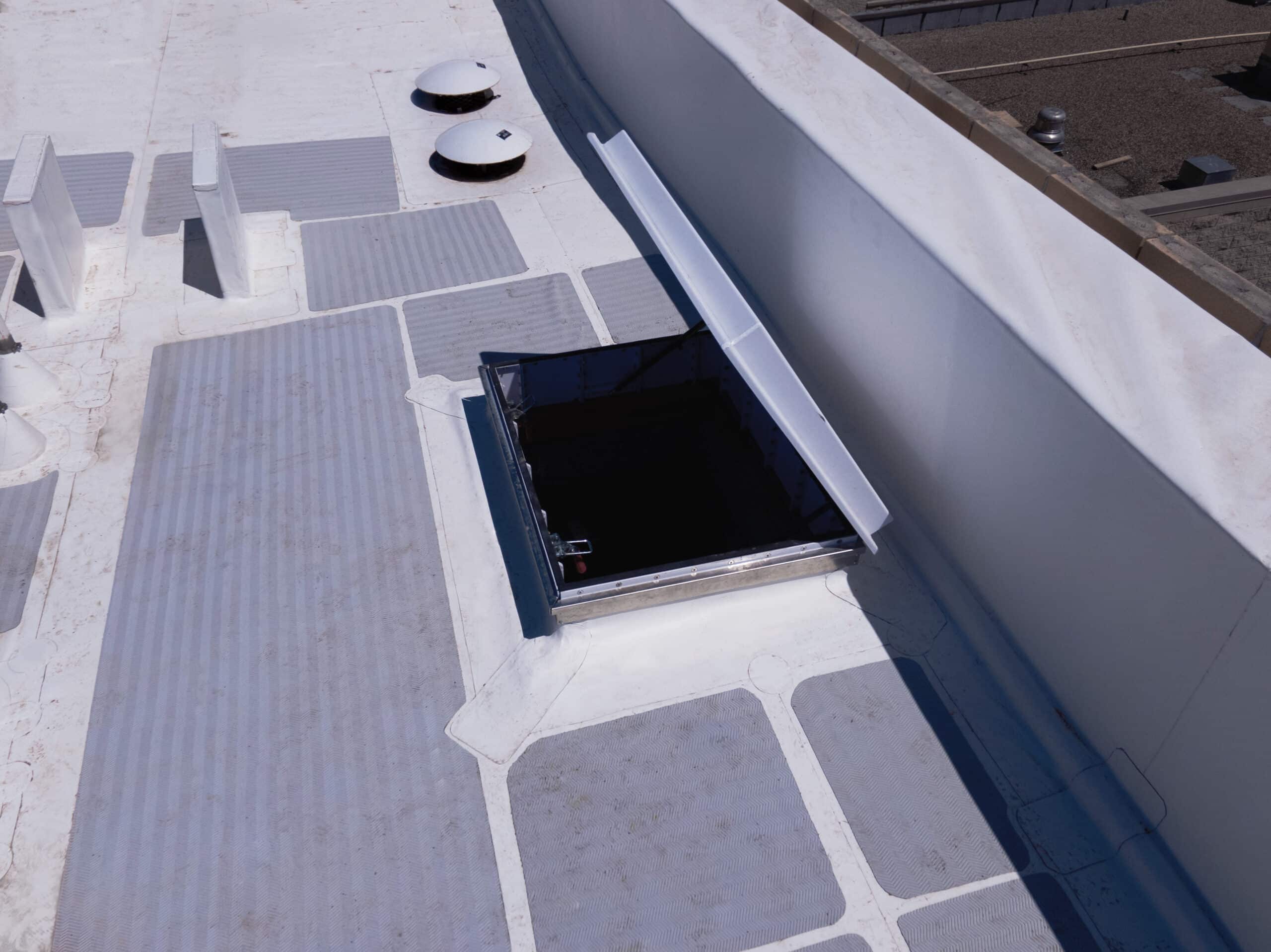 CYCLONE Roof Drains and Roof Hatch
