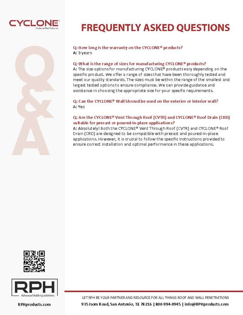 CYCLONE FAQ - JULY 2025