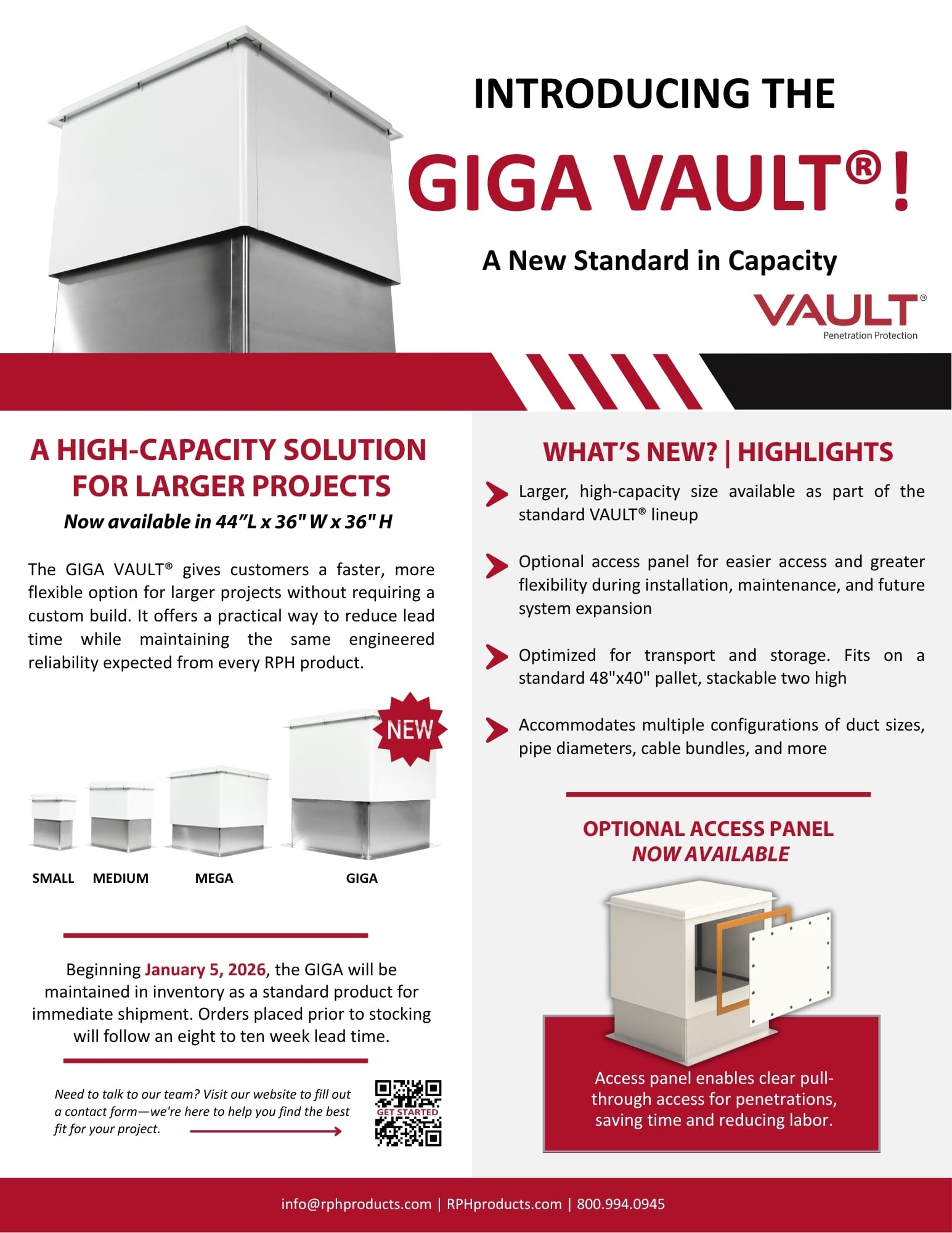 NEW GIGA VAULT Promotional Flyer